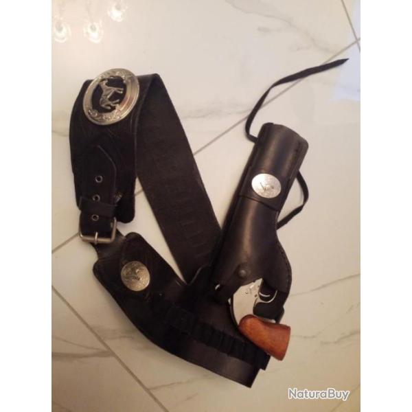 Holster Western Droitier plus Revolver en m�tal