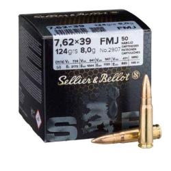boite de 50 munition SB calibre 7.62x39 123g fmj