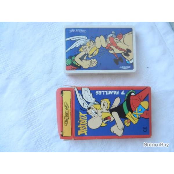 jeu de cartes 7 familles Ast�rix - 1995 France Cartes 54130 Saint Max