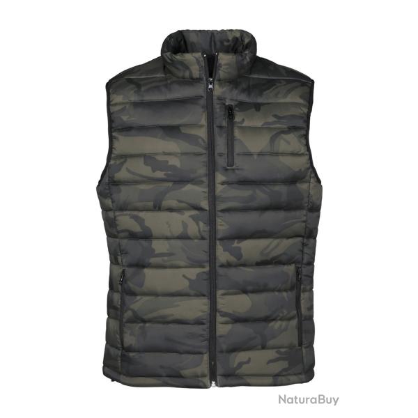 Gilet matelass� Percussion Camo Trek Kaki