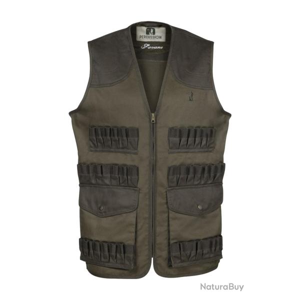 Gilet de chasse maxitubes Percussion Savane