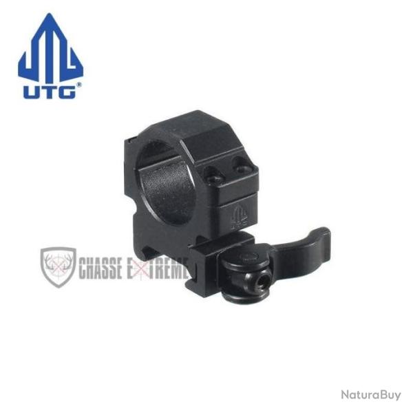 Collier de Montage Bas Attache Rapide UTG 21 mm Picatinny Weaver 25.4mm