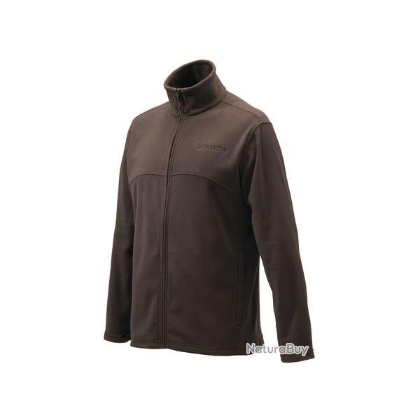 POLAIRE BERETTA FULL ZIP MARRON T. S ZIPP