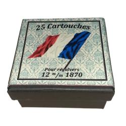 12 mm France ou 12mm r&eacute;glementaire Marine (1870): Reproduction boite munitions (vide) HB 9634216