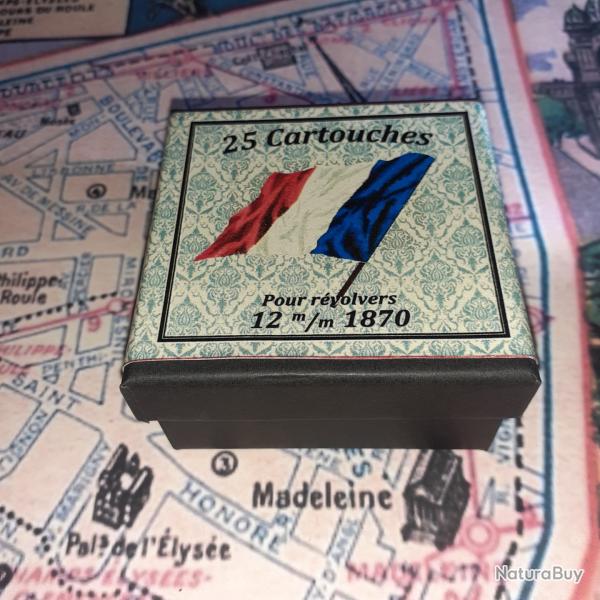 12 mm 1870 France (Houllier & Blanchard): Reproduction boite munitions (vide) collection HB 9634216