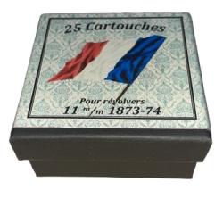 11 mm  France ou 11 mm R&eacute;glementaire (1873 ou 1874): Reproduction boite munitions (vide) HB 9634232