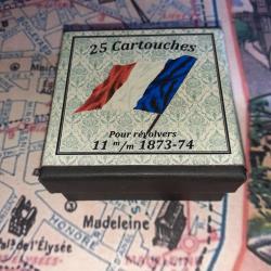 11 mm France 1873 ou Grec 1874 (Houllier Blanchard): Reproduction boite munitions (vide) HB 9634232