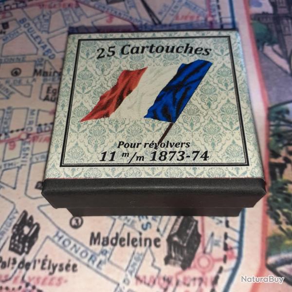 11 mm France 1873 ou Grec 1874 (Houllier Blanchard): Reproduction boite munitions (vide) HB 9634232