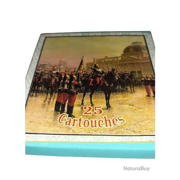 11 mm 1873 ou 1874: Reproduction boite (vide) HB 9634243 Revue Hussards