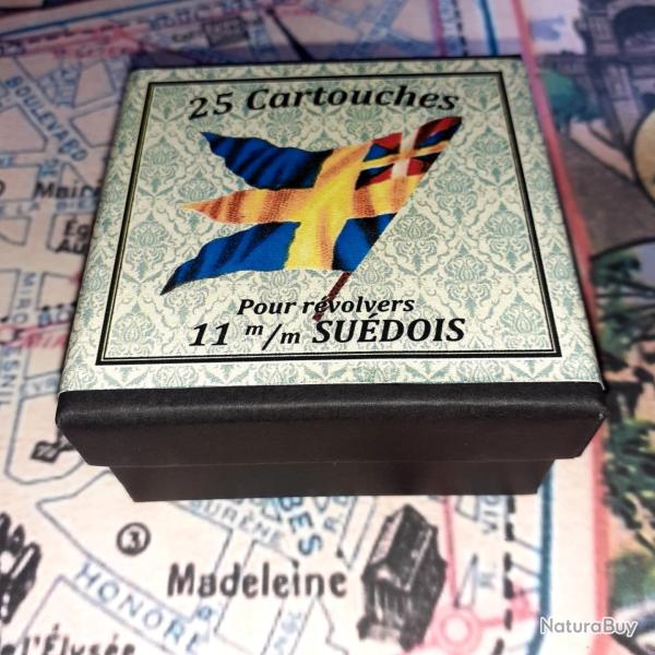 11 mm Su�dois ou Belge 1871 (Houllier & Blanchard): Reproduction boite munitions (vide) HB 9634243