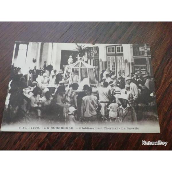 CP  Dpt 63  LA BOURBOULE ETABLISSEMENT LA BUVETTE
