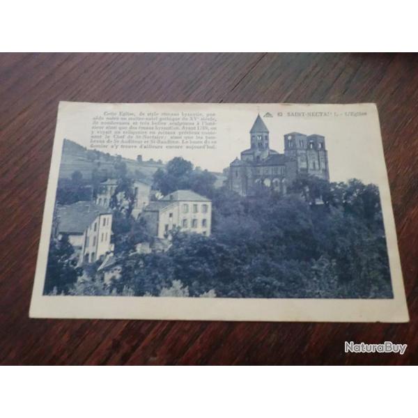 CP  Dpt 63  SAINT  NECTAIRE L EGLISE