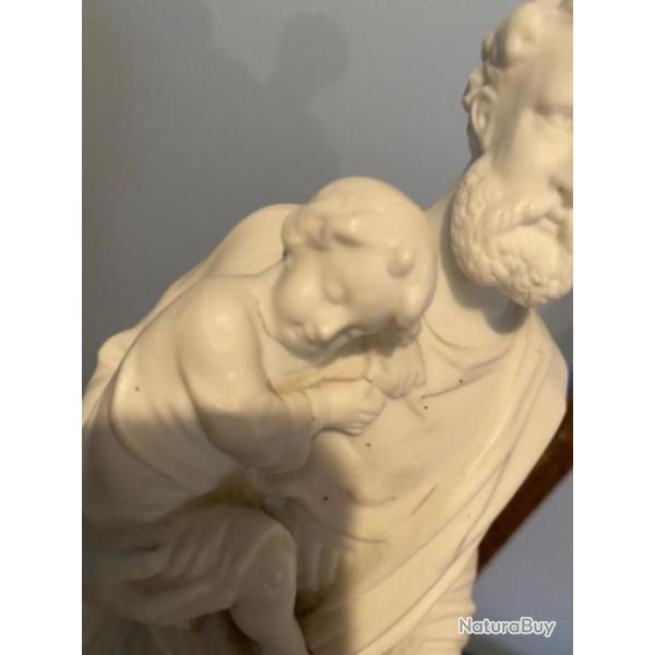 Grande statue saint Joseph objet religieux
