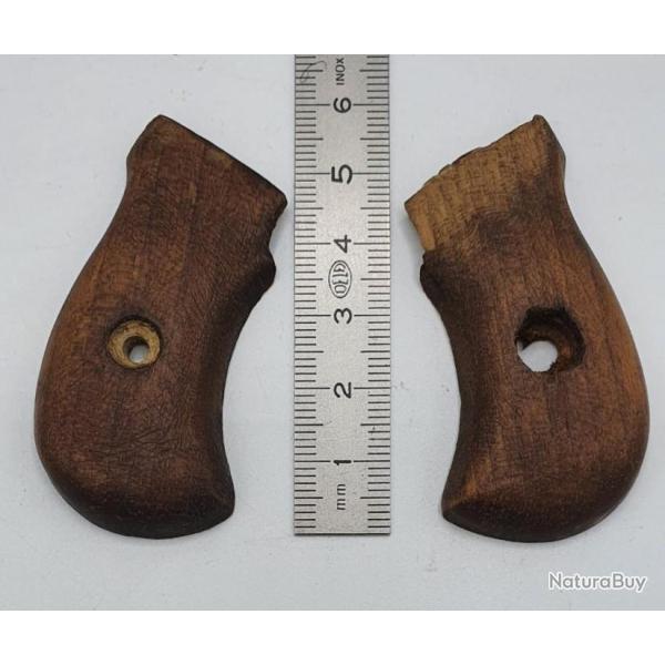 Plaquettes bois pour petit r�volver.