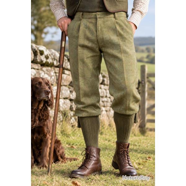Pantalon knickers Tweed Homme