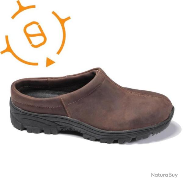 sabot cuir troncais percussion