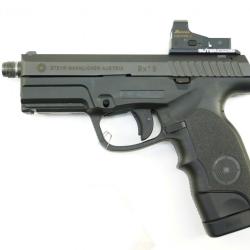 Pistolet steyr M9A1 canon filet&eacute; point rouge buris fastfire 3 calibre 9x19 9 para