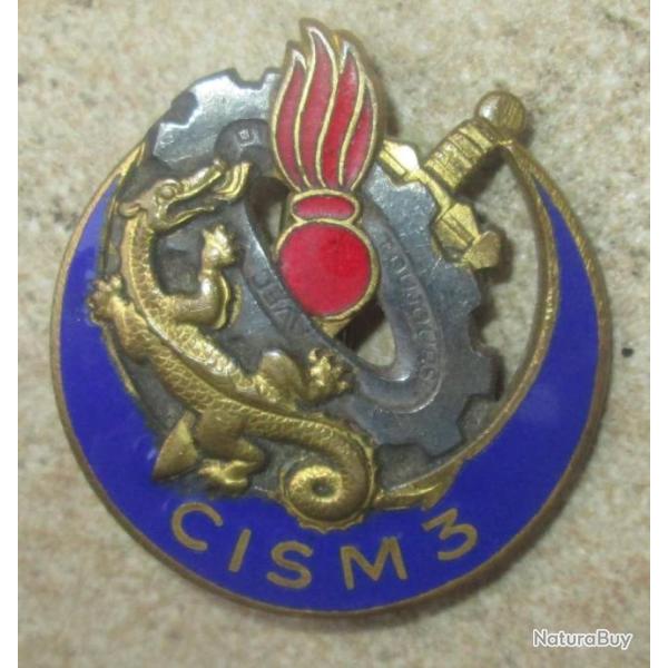 Centre Instruction Service du Mat�riel N� 3, �mail roue argent�e