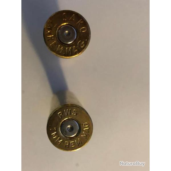 DOUILLES   7  MM REM  MAG