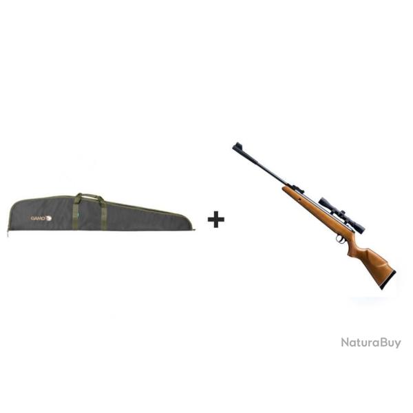 Carabine � air comprim� Zasdar GR1250W, piston, 4,5 mm, 19,9 jouL.+ �tui de protectioN, lunette 4x32