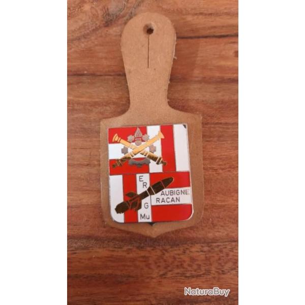 militaria  insigne ergmu aubign� racan