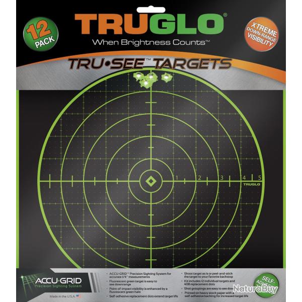 Cible TRUGLO � impact diam�tre 26 cm
