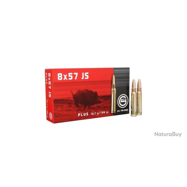 Boite de 20 Cartouches Geco Plus Cal.8X57 JS 196GR 12,7G