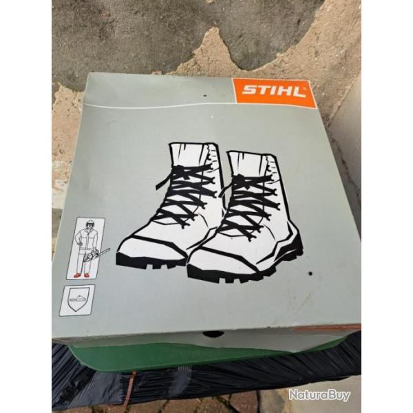 chaussures stihl niveau 1travaux de tron�onnage