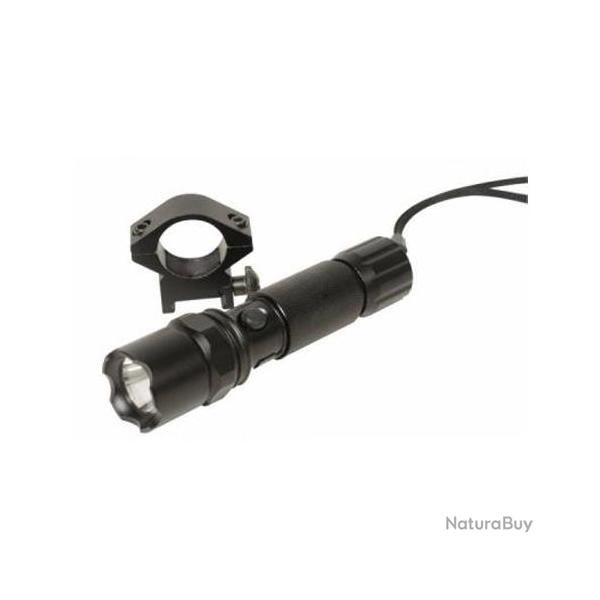 Lampe LED Tactique Rechargeable SWISS ARMS avec colliers de serrage et accessoires