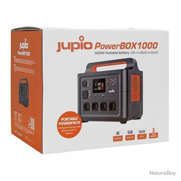Batterie portable 1000W avec 4 sorties 230 V.  3 charges possible : secteur, solaire , ou 12V