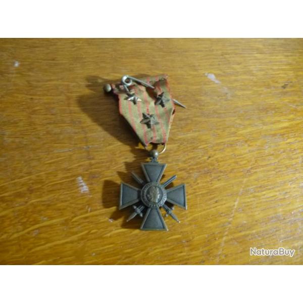 T P CROIX 1914 1916 TROIS ETOILES