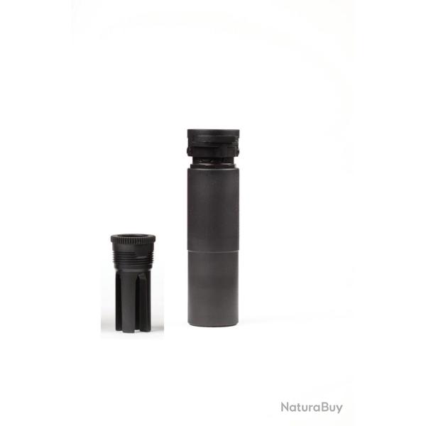 Mod�rateur de son Ase Ultra JET-Z CQBS-BL cal.223 filetage M13X1 avec borelhiper flash hider
