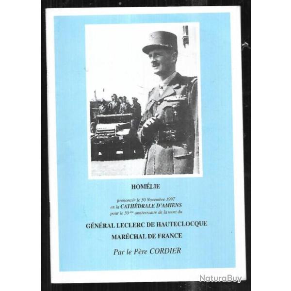 le mar�chal leclerc de hauteclocque ses racines sa formation 50e anniversaire rare plaquette