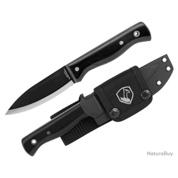 Couteau Condor Darklore Lame Acier 1095 Black Mche Micarta Etui Kydex Made El Salvador CTK395943HC