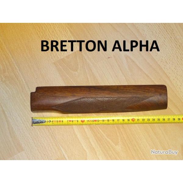 devant BOIS fusil BRETTON ALPHA BRETTON - VENDU PAR JEPERCUTE (a6649)