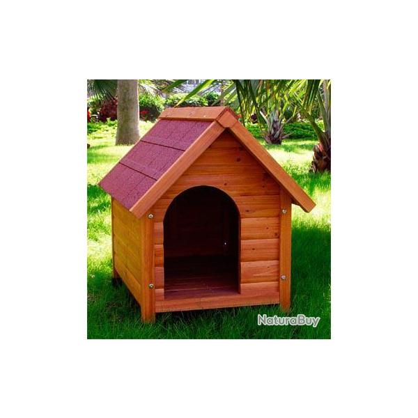 Niche chien TAILLE L  abri chien cabane chien niche ext�rieure niche toit goudron cielterre-commerce