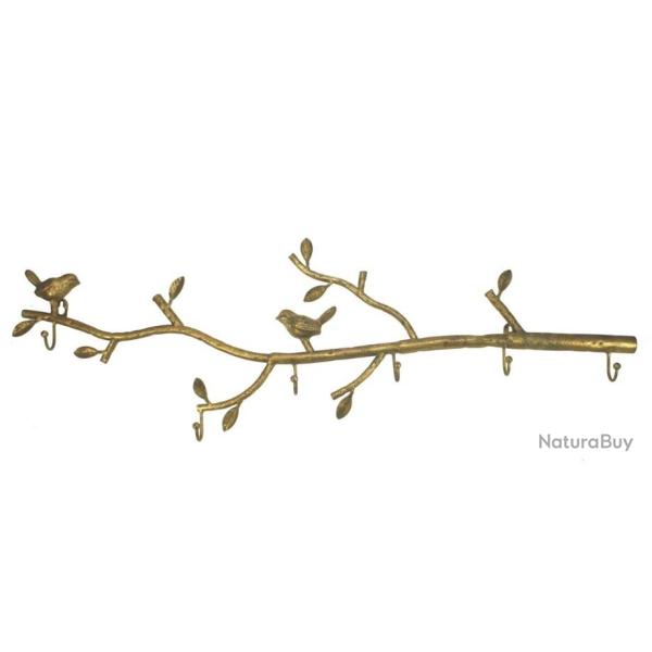 PORTEMANTEAU MURAL OISEAUX SUR BRANCHE