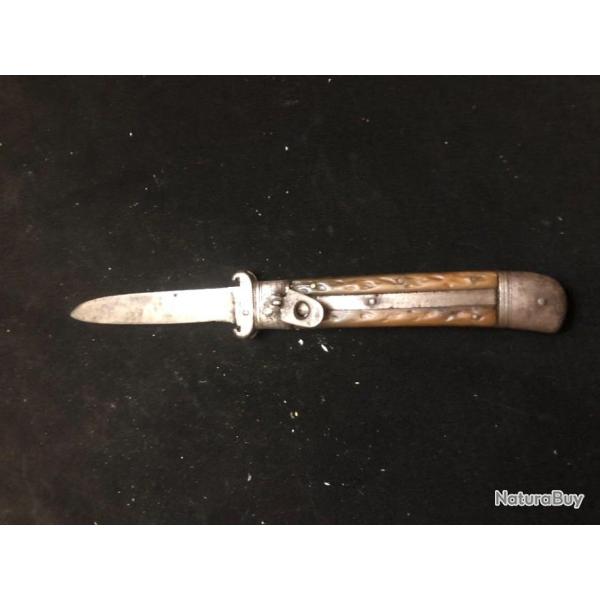 ancien couteau pliant de chasse extracteur de cartouche solingen