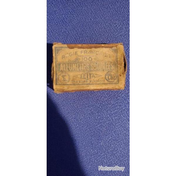 boite vide d allumettes ancienne