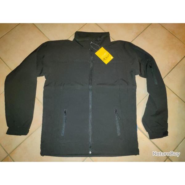 Blouson veste softshell taille medium/ neuve couleur noire / marque cepovett