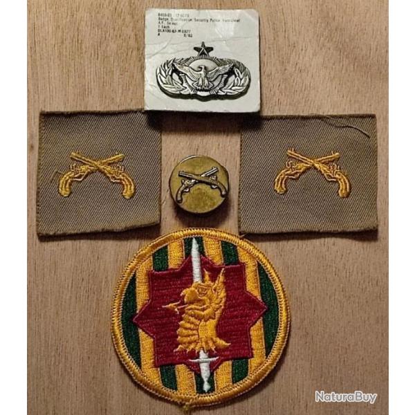 Insigne USAF / US. Army Badge & Collar/Patchs - US Military Police