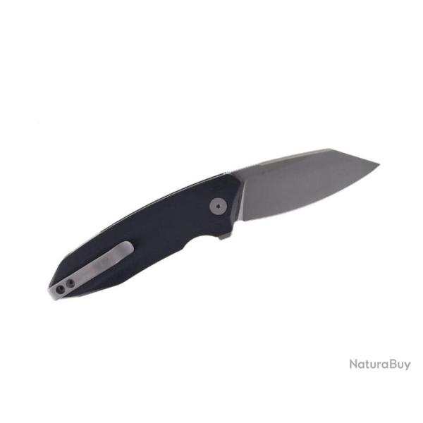 Couteau Damned Designs Wraith Lame Acier 14C28N Manche G10 IKBS Linerlock Clip DMN011GB