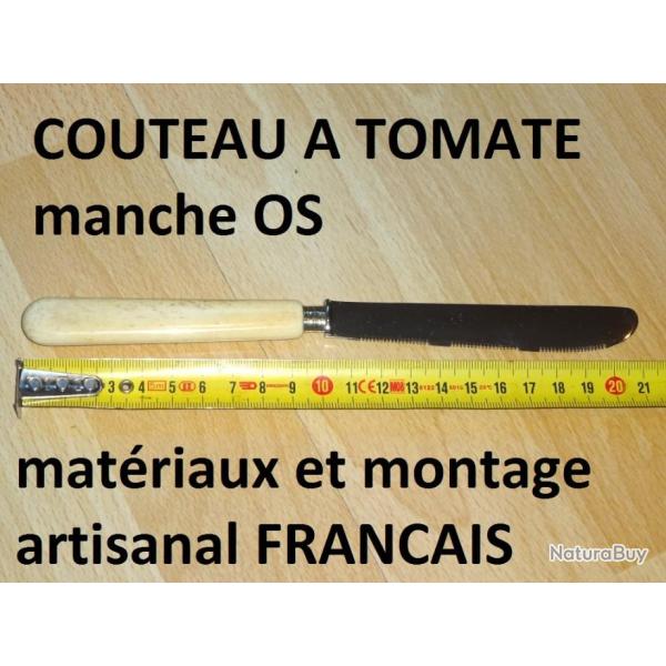couteaux  TOMATE manche OS et LAME FORGE - VENDU PAR JEPERCUTE (D22K209)