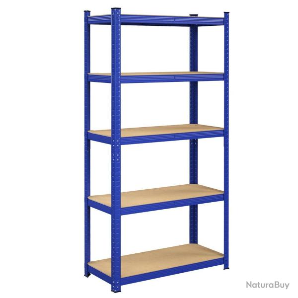 �tag�re charge lourde m�tallique 200 x 100 x 50 cm 5 niveaux charge totale 875 kg (175 kg/niveau) �