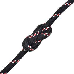 Corde de bateau polypropyl&egrave;ne 10 mm 50 m noir gr&eacute;ement corde de levage 02_0003329