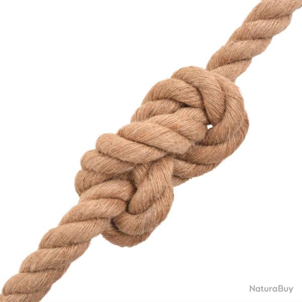 Corde 100% jute 14 mm 100 m naturelle cordage bateau maison jardin 02_0003314
