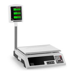 Balance de contr&ocirc;le 30 kg / 1 g 34 x 23 cm 2 LCD 14_0000600