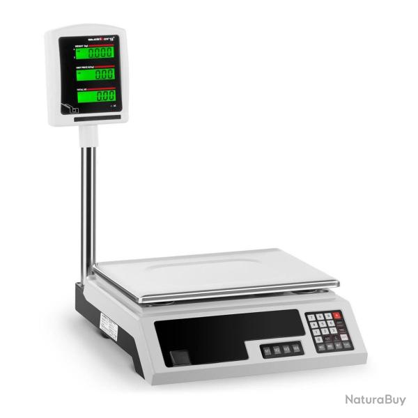 Balance de contr�le 30 kg / 1 g 34 x 23 cm 2 LCD 14_0000600