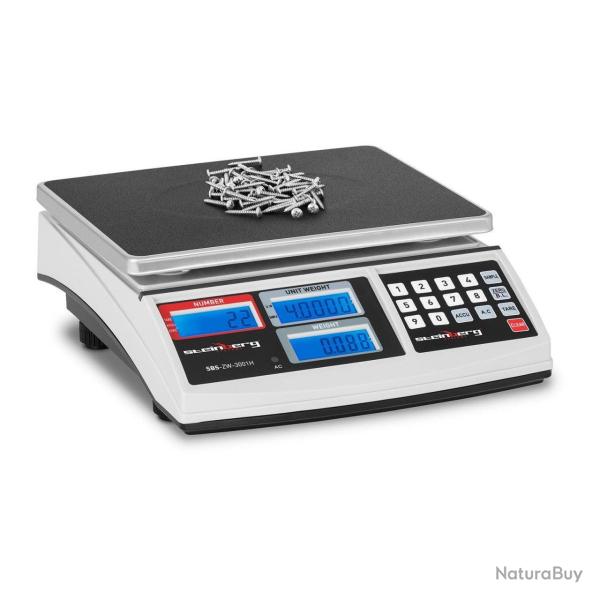 Balance compteuse blanche 30 kg / 1 g 14_0000599