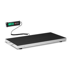Balance au sol - 150 kg / 50 g avec tapis antid&eacute;rapant - LCD 14_0000578